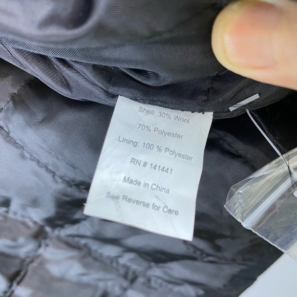 NWT Alpine Swiss Zipper Snap 4 pocket Wool LS coat size Small - Picture 10 of 14